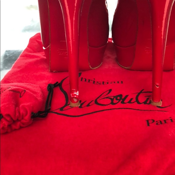 Christian Louboutin Bianca 140 Patent Calf 38.5 - Picture 4 of 7